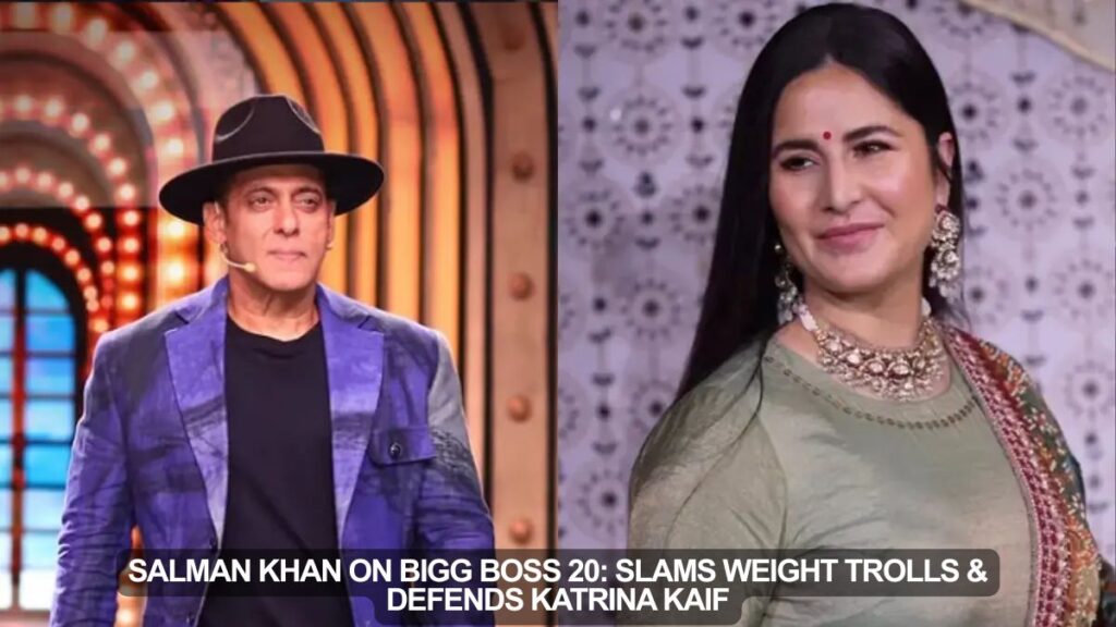 Salman Khan responds to weight trolling on Bigg Boss 20